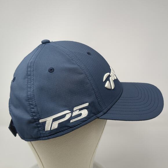 TaylorMade TP5 Sim Strapback Hat Blue One Size Embroidered Outdoor - Picture 5 of 10
